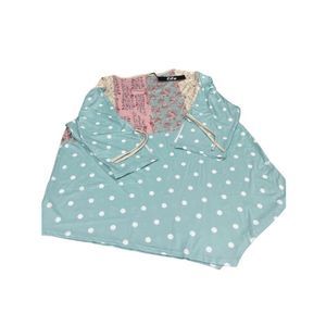 Lily By Firmiana Womens Long Sleeves Multicolor Top Size 4XL